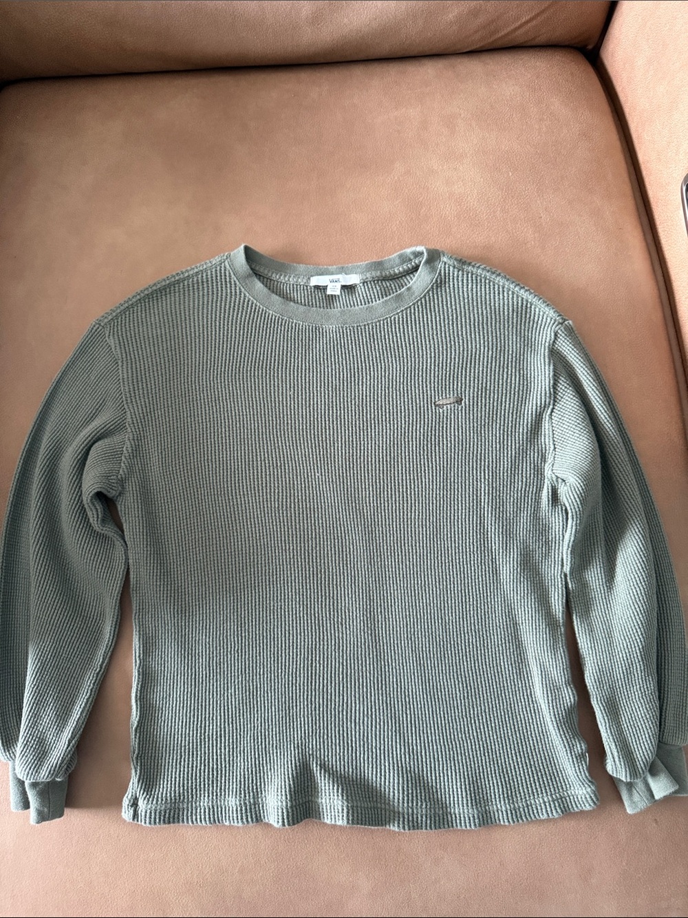 Van’s Sage Waffle Knit Crewneck Sweater - Women